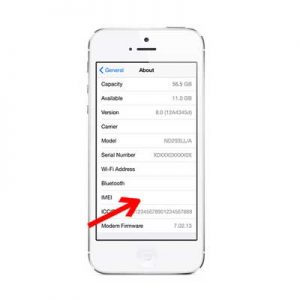 Sửa iPhone 8 bị mất imei