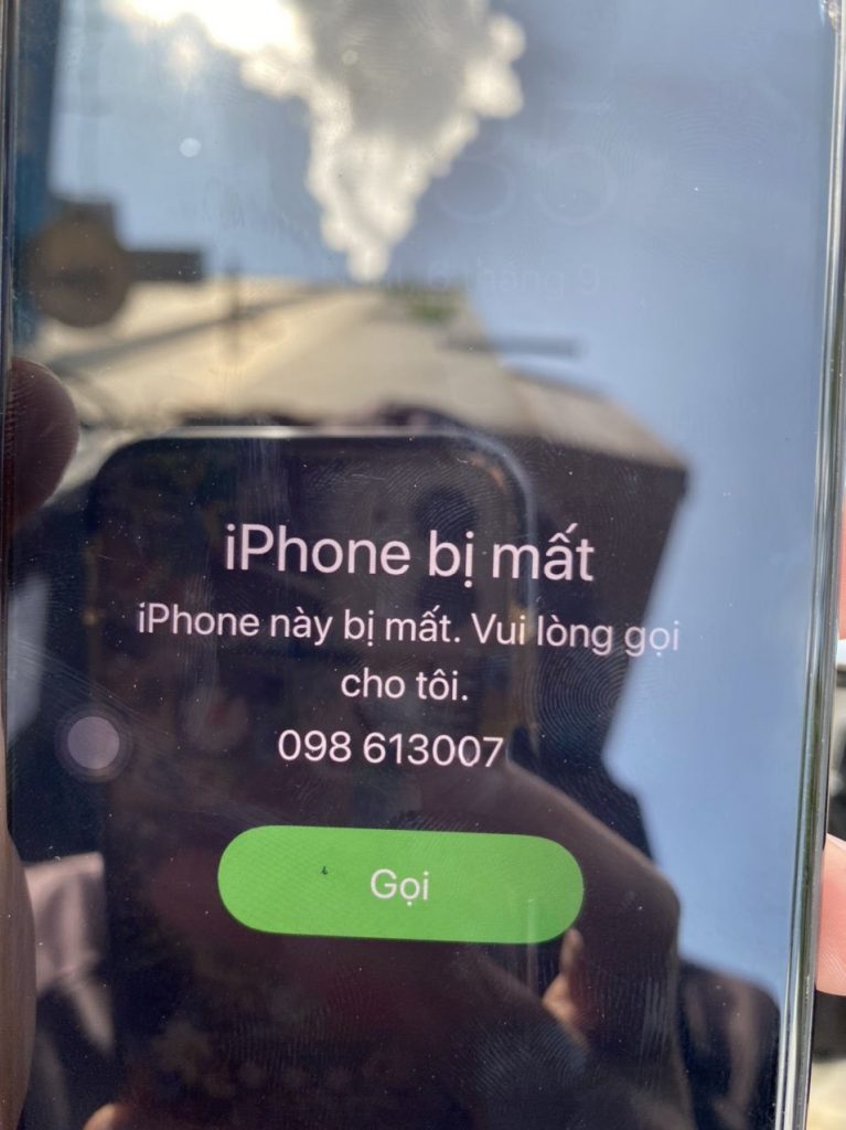 Tình trạng máy bị khóa iClould