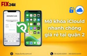Dịch vụ mở khóa iCloud giá rẻ tại quận 2