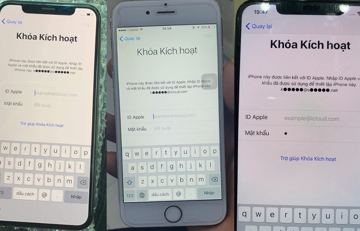 Tình trạng iPhone bị khóa iClould