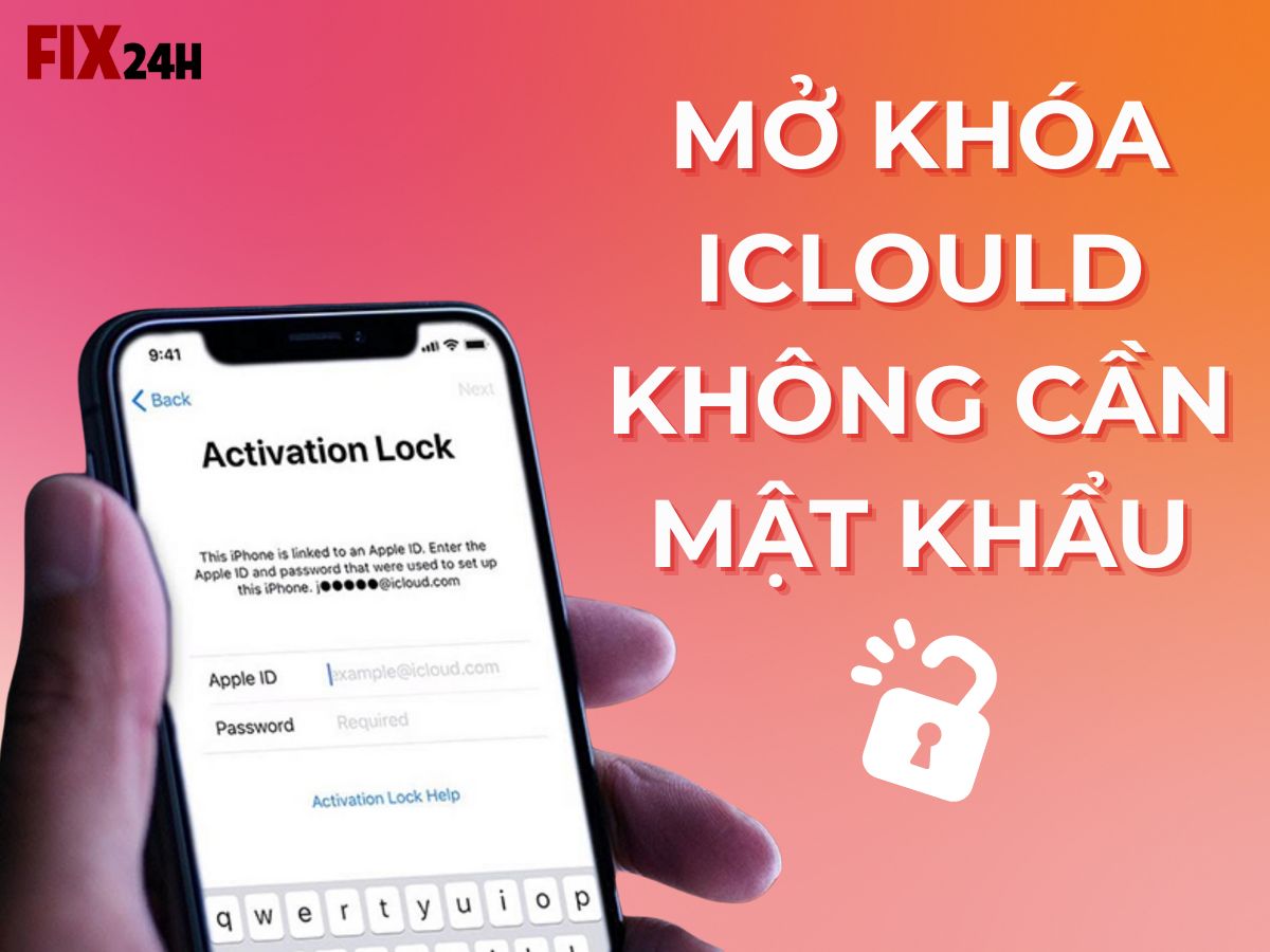 Mở khóa iClould không cần mật khẩu
