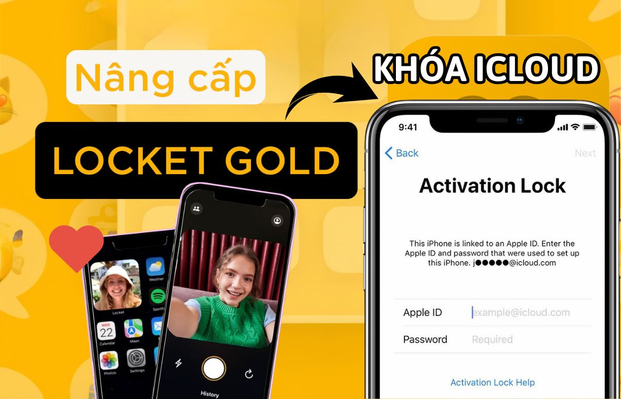 Locket Gold gây khóa iCloud