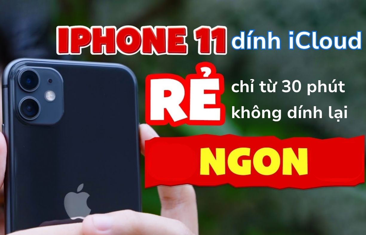 Mở khóa iCloud iPhone 11 tại Fix24h