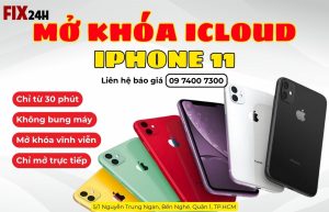Mở khóa iCloud iPhone 11