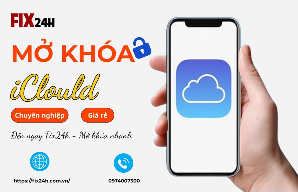 Dịch vụ mở khóa iCloud giá rẻ tại Quận 12