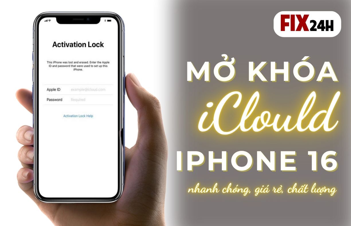 Cách mở khóa iCloud iPhone 16