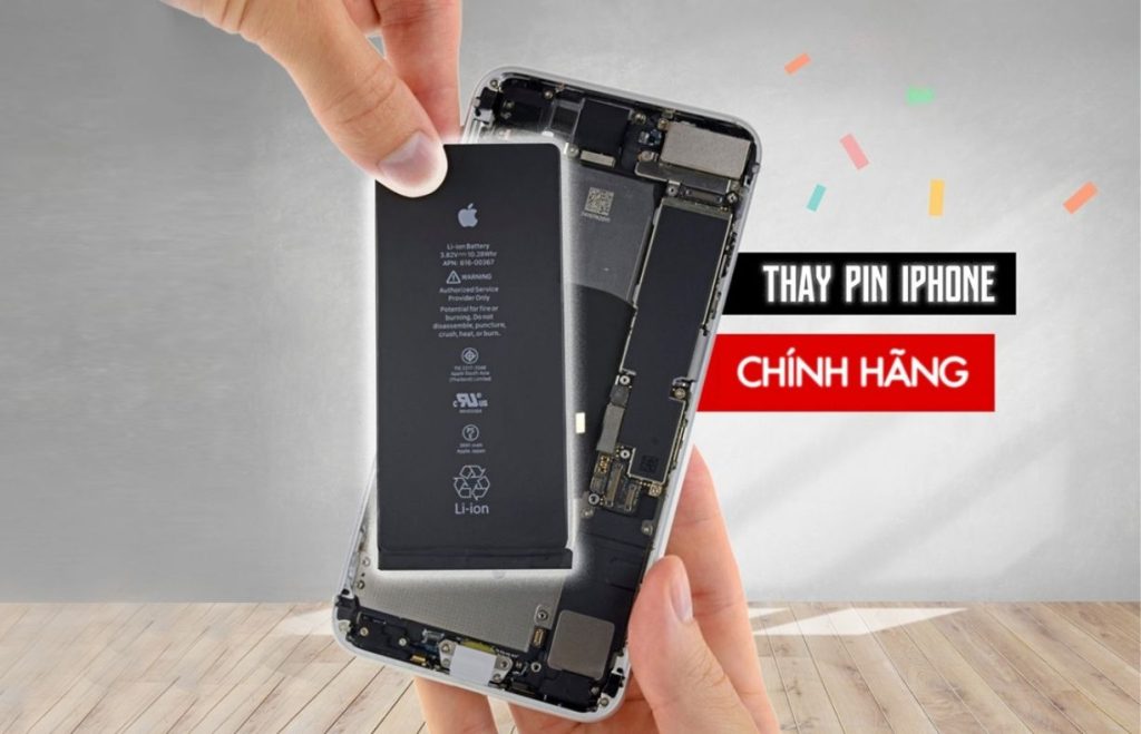 Thay pin iPhone chính hãng