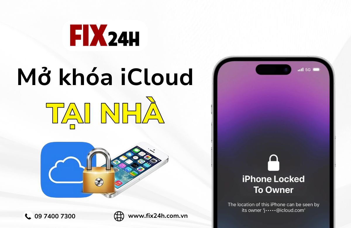 Mở khóa iCloud tại nhà