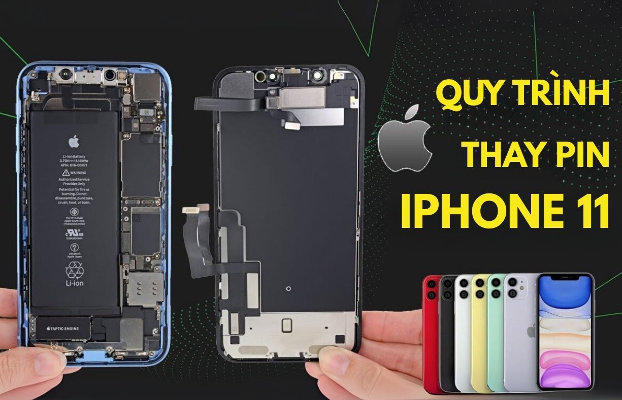 Quy trình thay pin iPhone 11 tại Fix24h