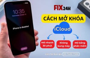 Cách mở khóa iCloud iPhone 15