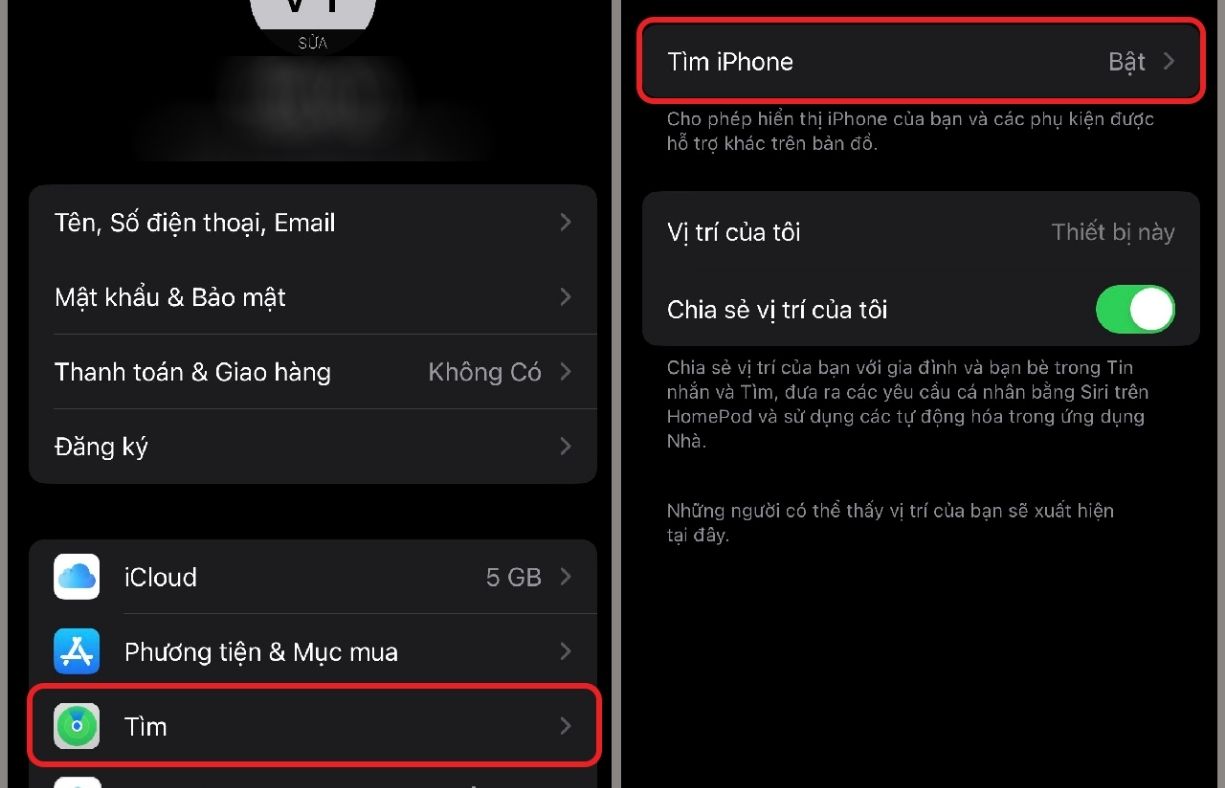 Mở iCloud ẩn nhờ tính năng "Tìm iPhone"