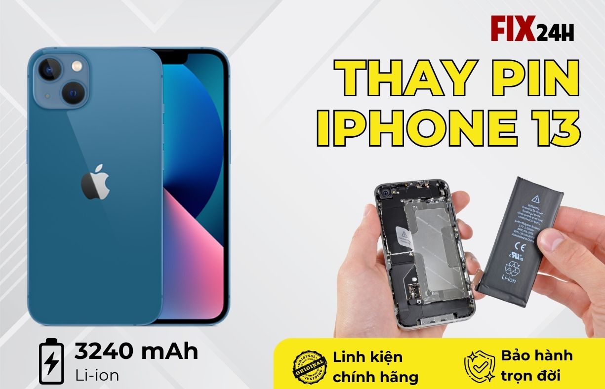 Thay pin iPhone 13
