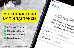 Dịch vụ mở khóa iCloud uy tín tại TPHCM - Fix24h mở nhanh, an toàn, giá tốt