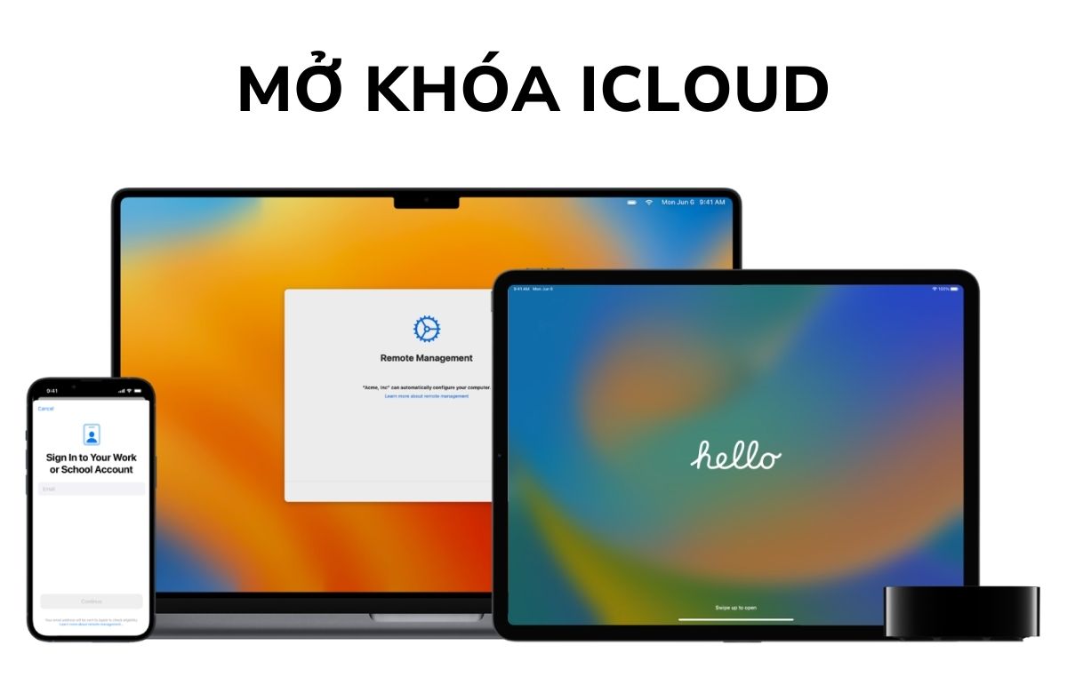 Máy dính iCloud