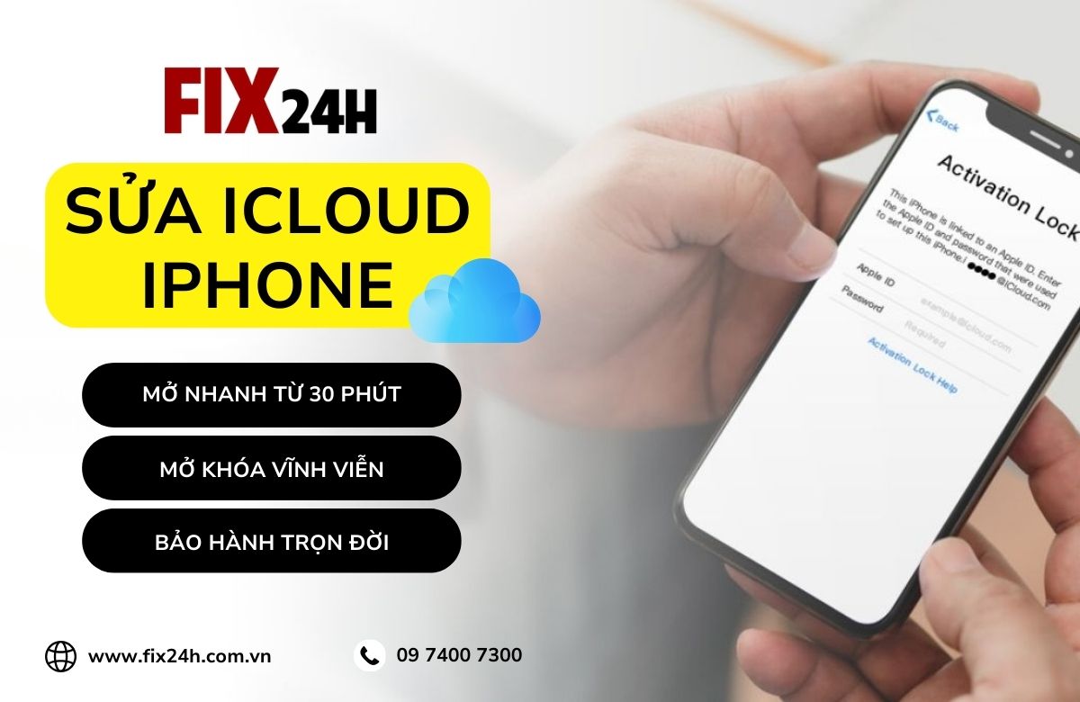 Sửa iCloud iPhone nhanh chóng