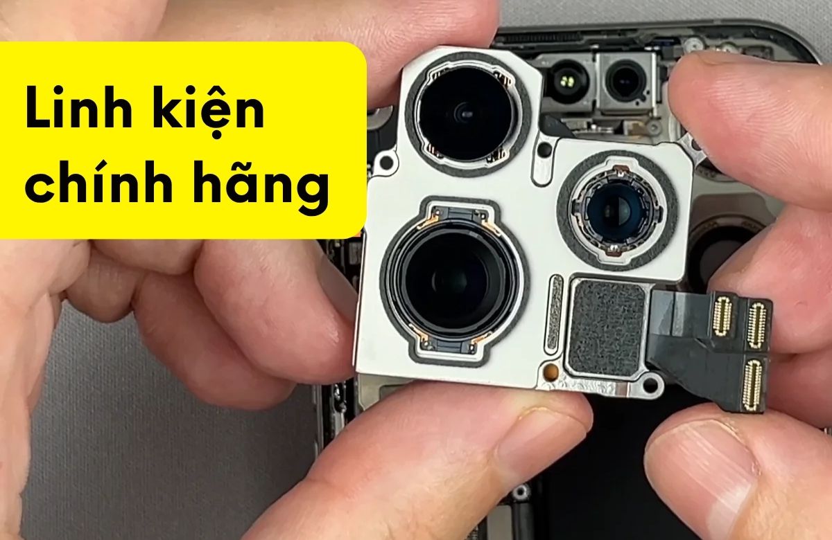 Thay camera chính hãng