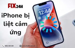 iPhone bị liệt cảm ứng