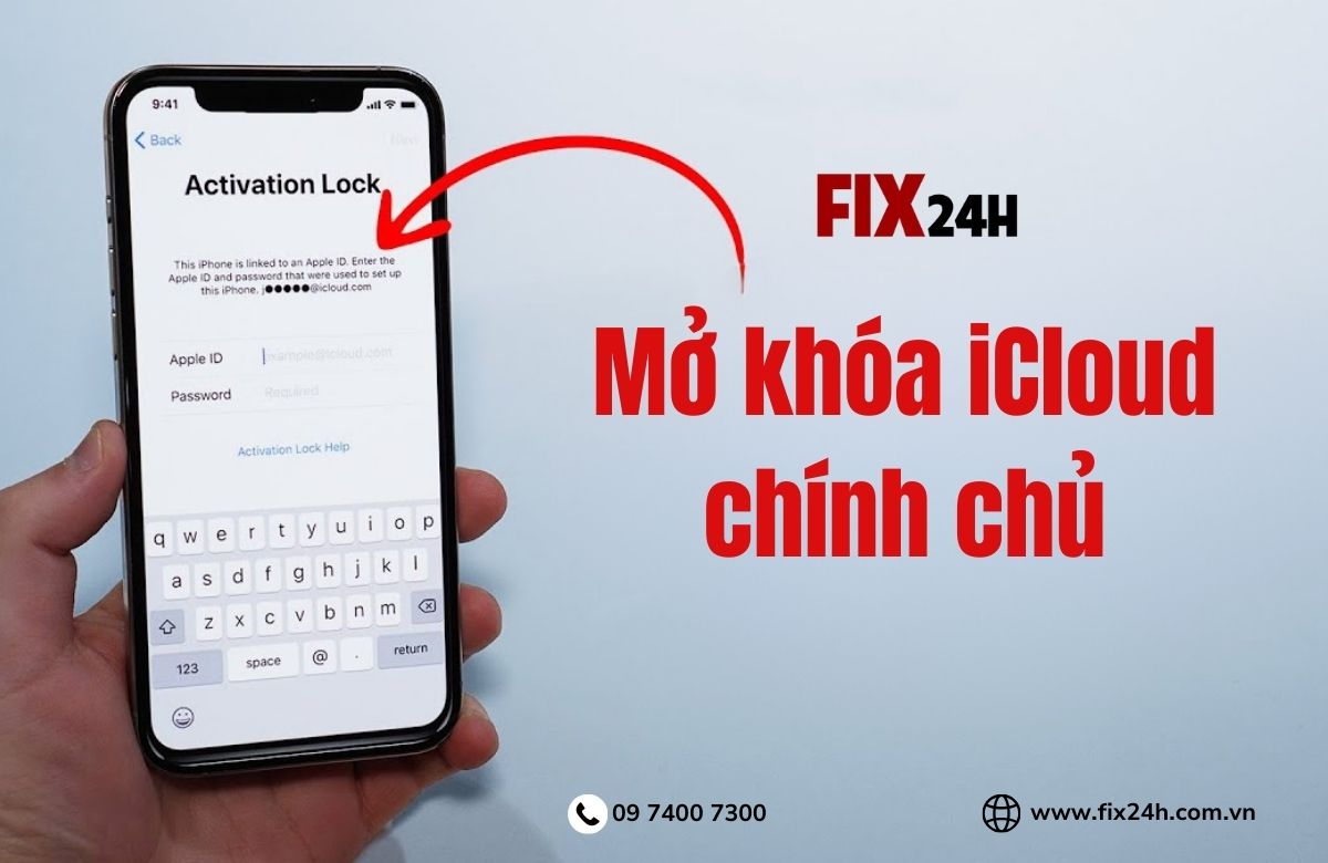 Mở khóa iCloud chính chủ