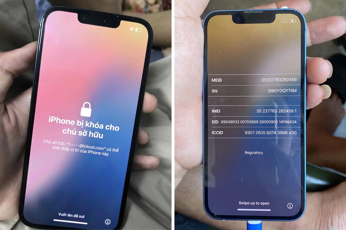 iPhone bị khóa iCloud