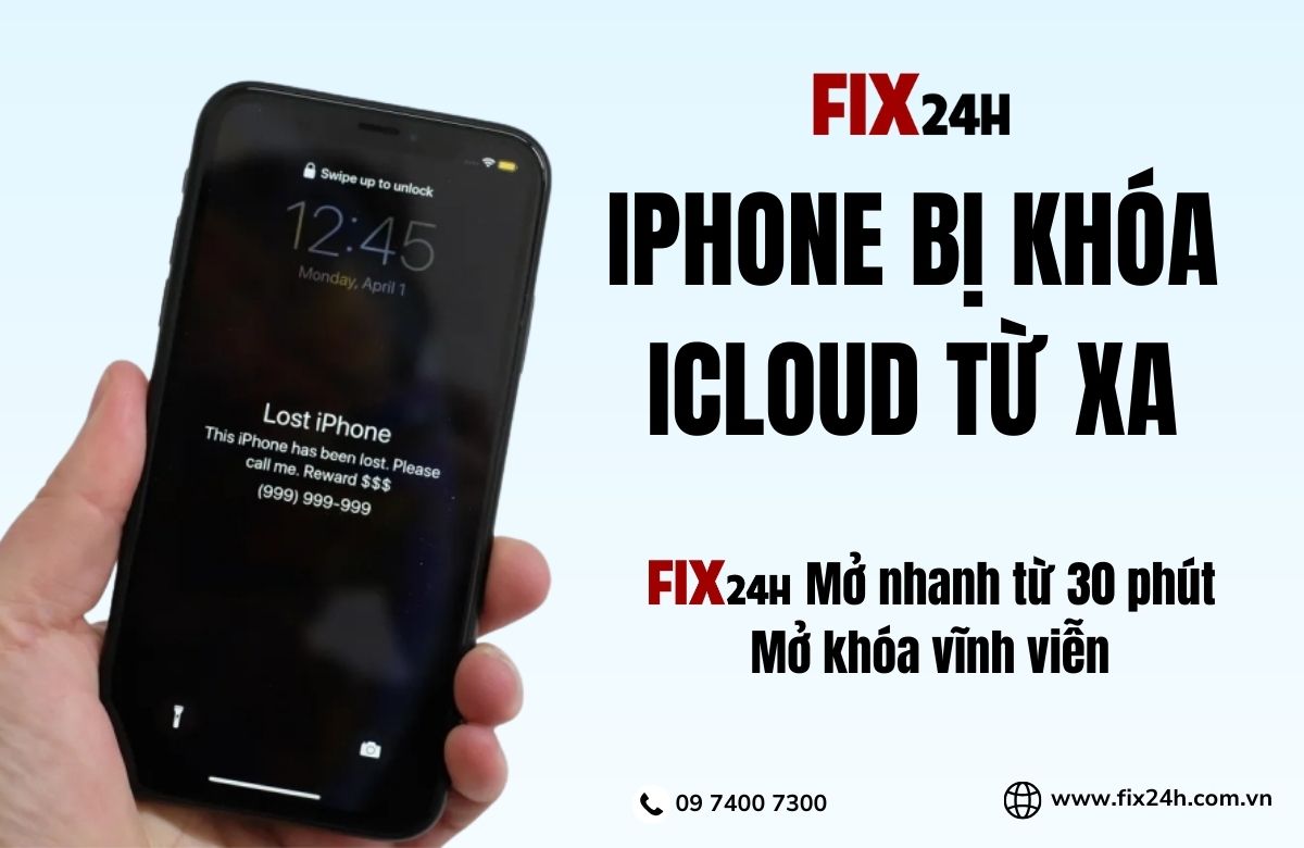 iPhone bị khóa iCloud từ xa