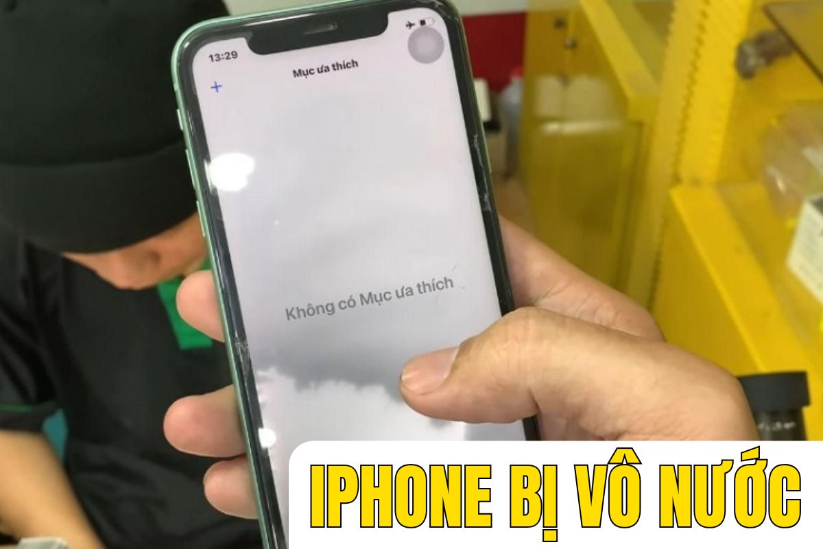 iPhone bị vô nước