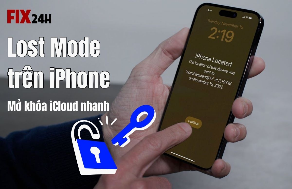 Mở khóa iCloud iPhone khi bị khóa