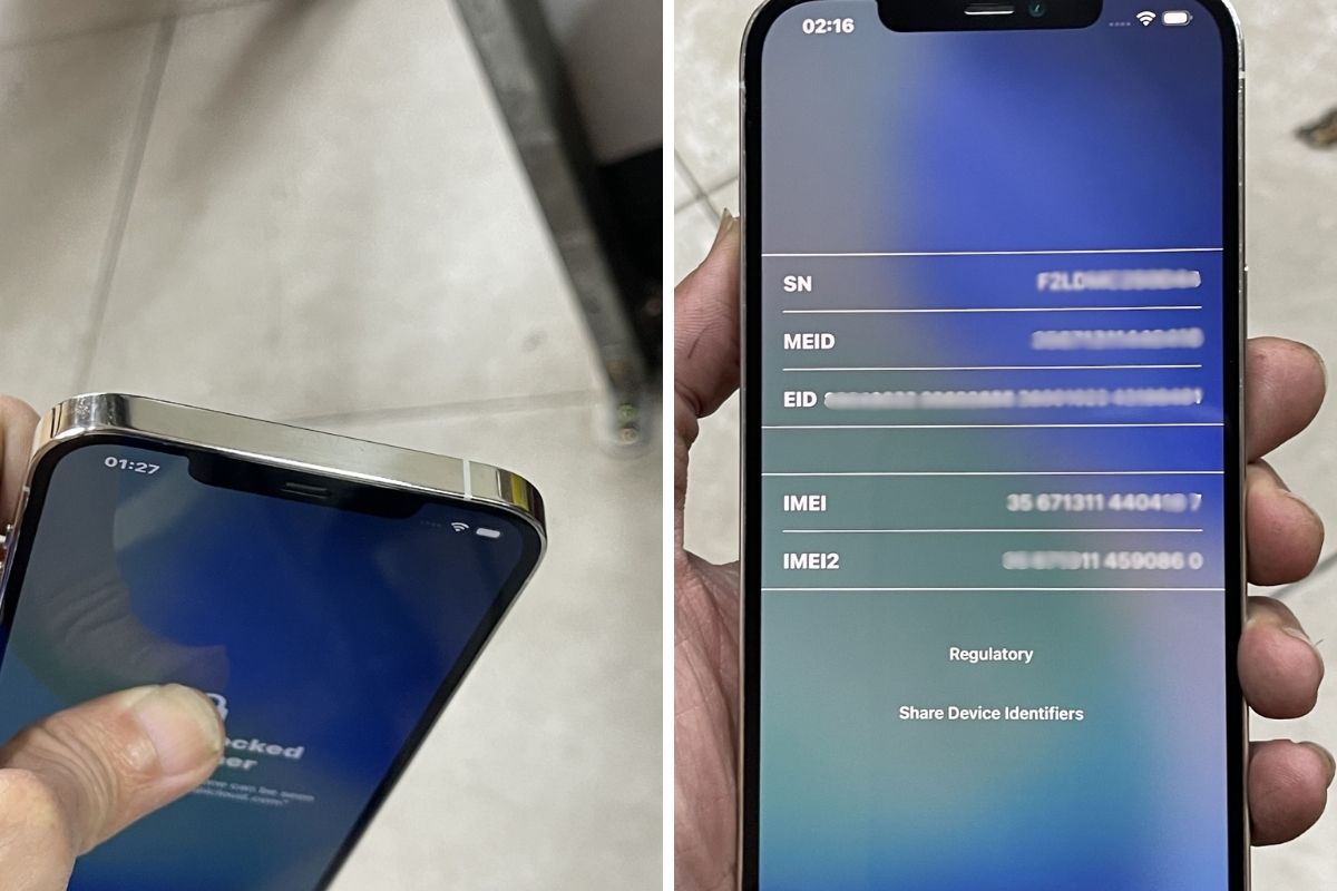 iPhone bị khóa iCloud