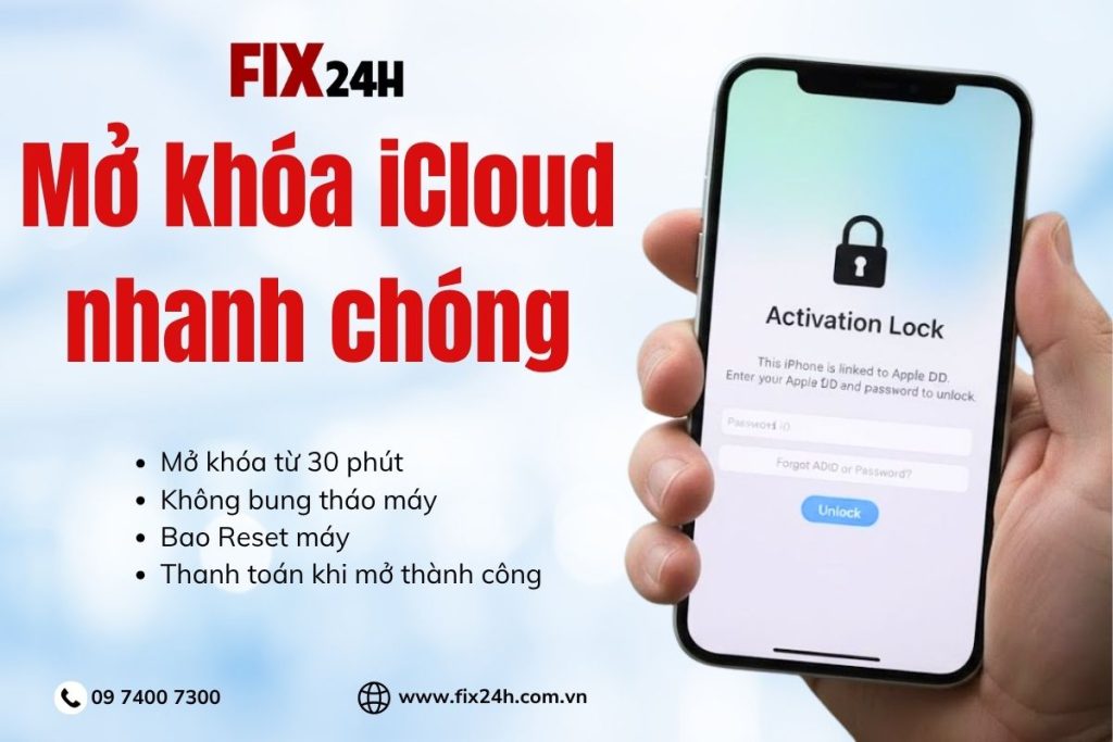 Mở khóa iCloud nhanh chóng