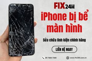 Sửa chữa iPhone bị bể màn hình