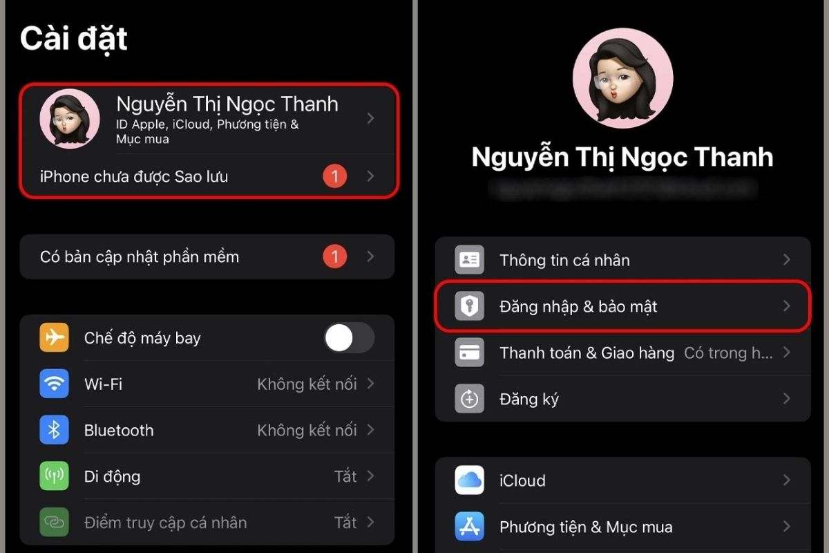 Thay đổi mật khẩu Apple ID