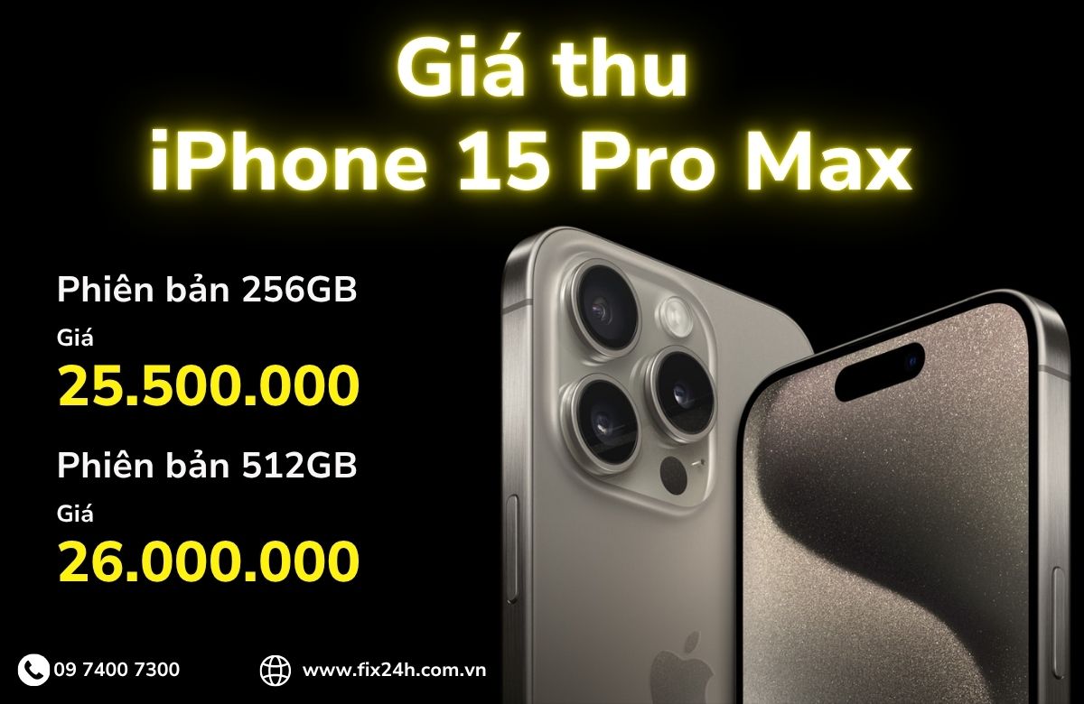Dịch vụ thu mua iPhone cũ chuyên nghiệp tại Fix24h