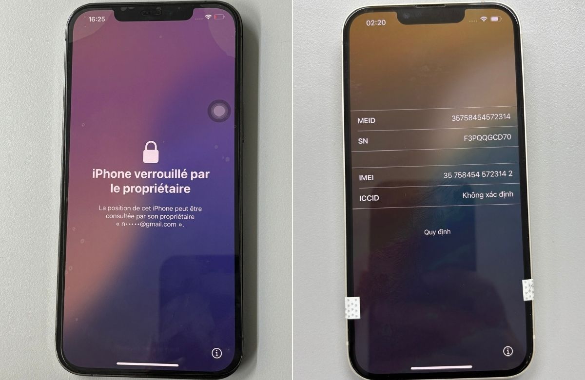 iPhone bị khóa iCloud