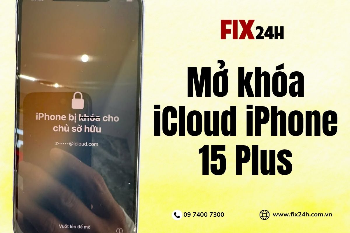 Mở khóa iCloud iPhone 15 Plus