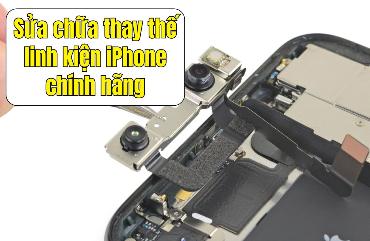 Sửa chữa thay thế linh kiện chính hãng, chất lượng