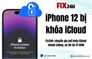 iPhone 12 bị khóa iCloud