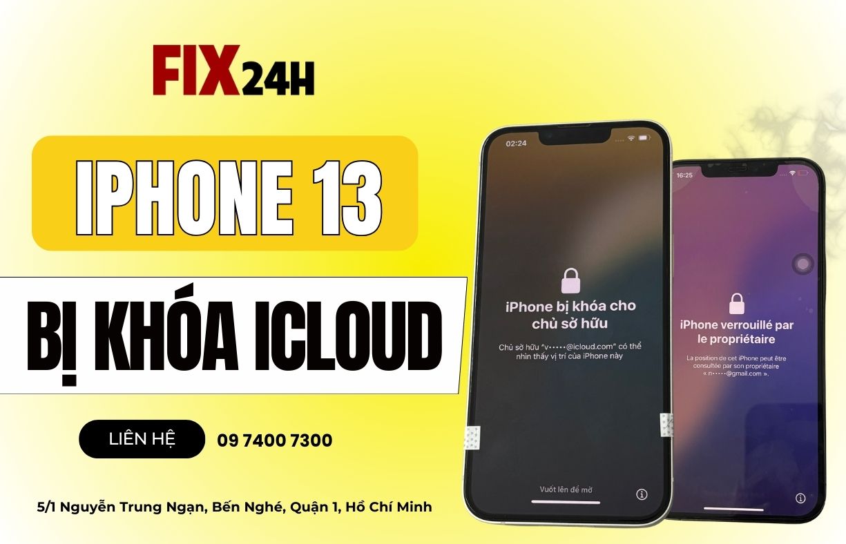 iPhone 13 bị khóa iCloud