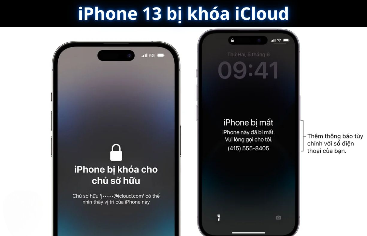 iPhone 13 bị khóa iCloud