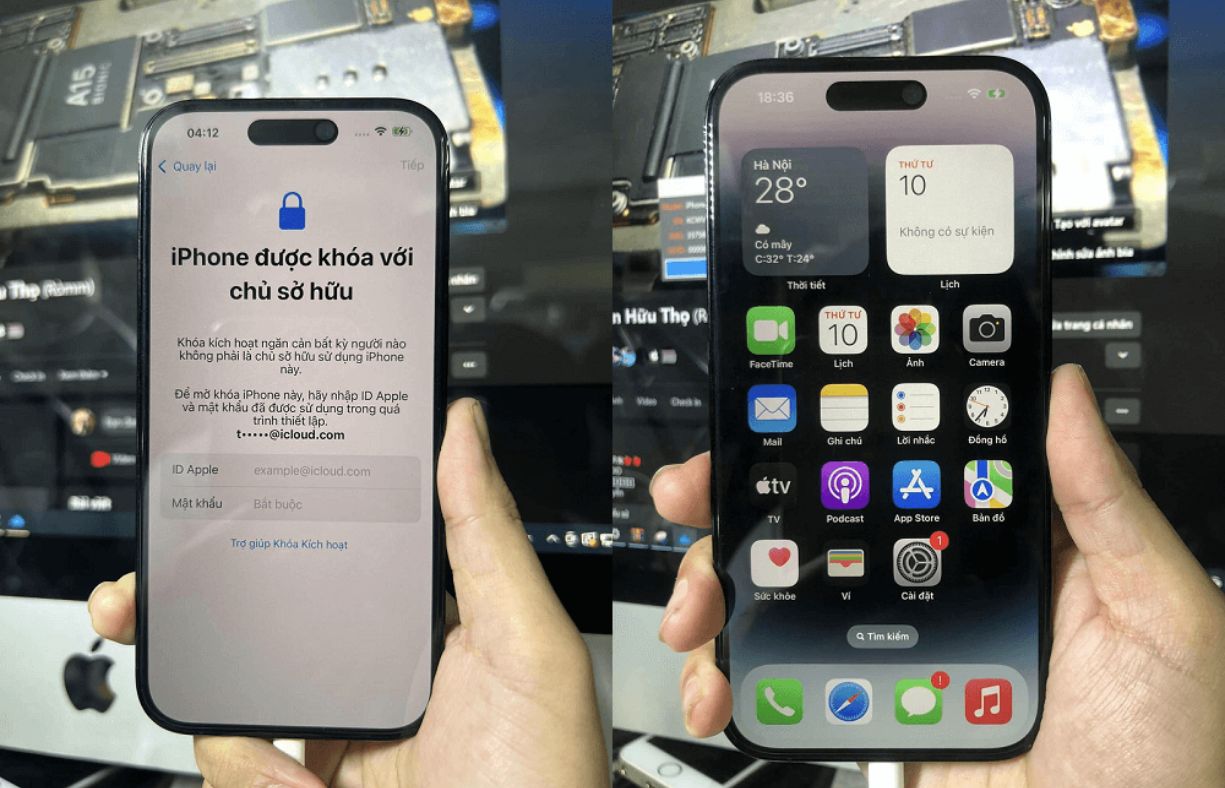 iPhone 14 bị khóa iCloud