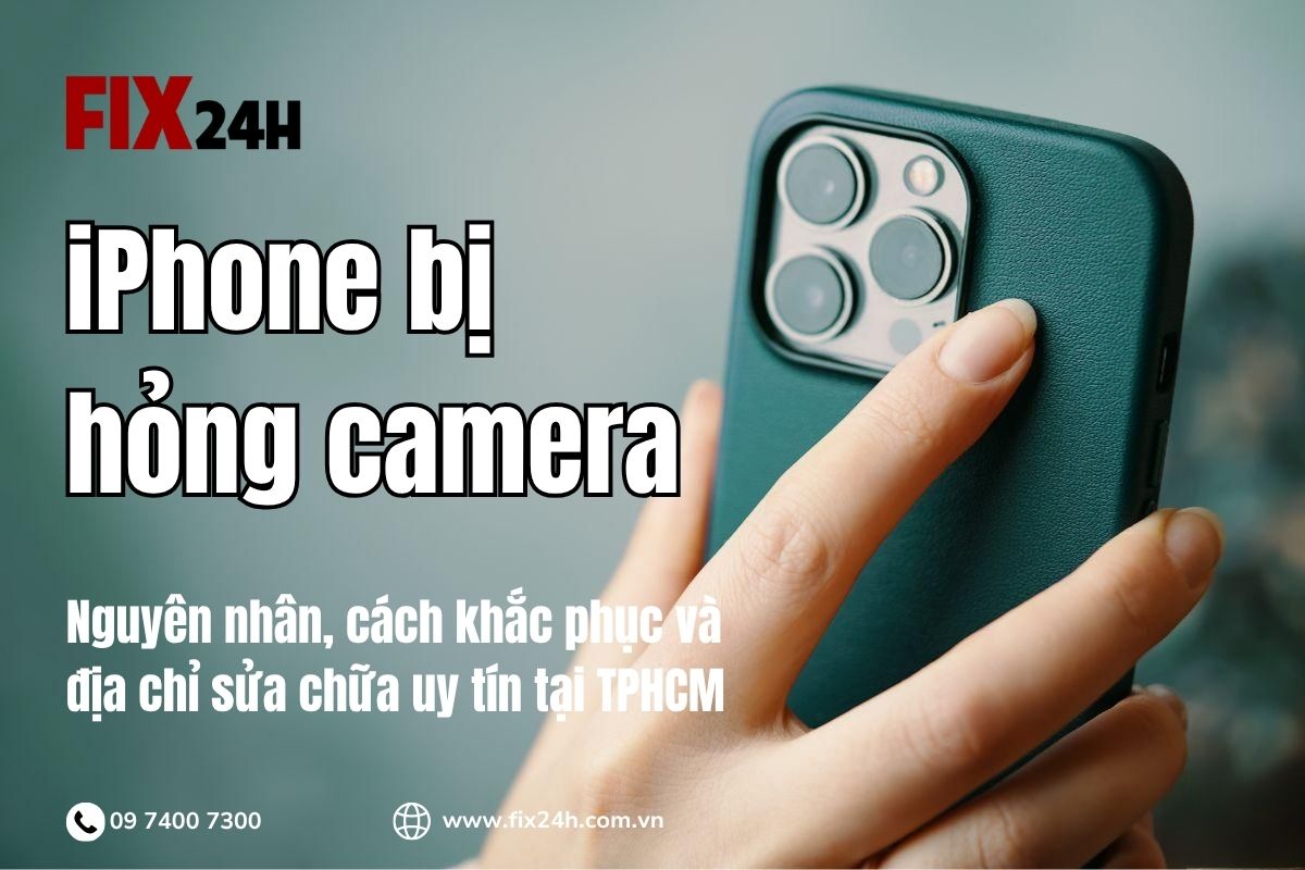 Sửa iPhone bị hỏng camera
