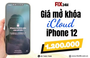 Giá mở khóa iCloud iPhone 12