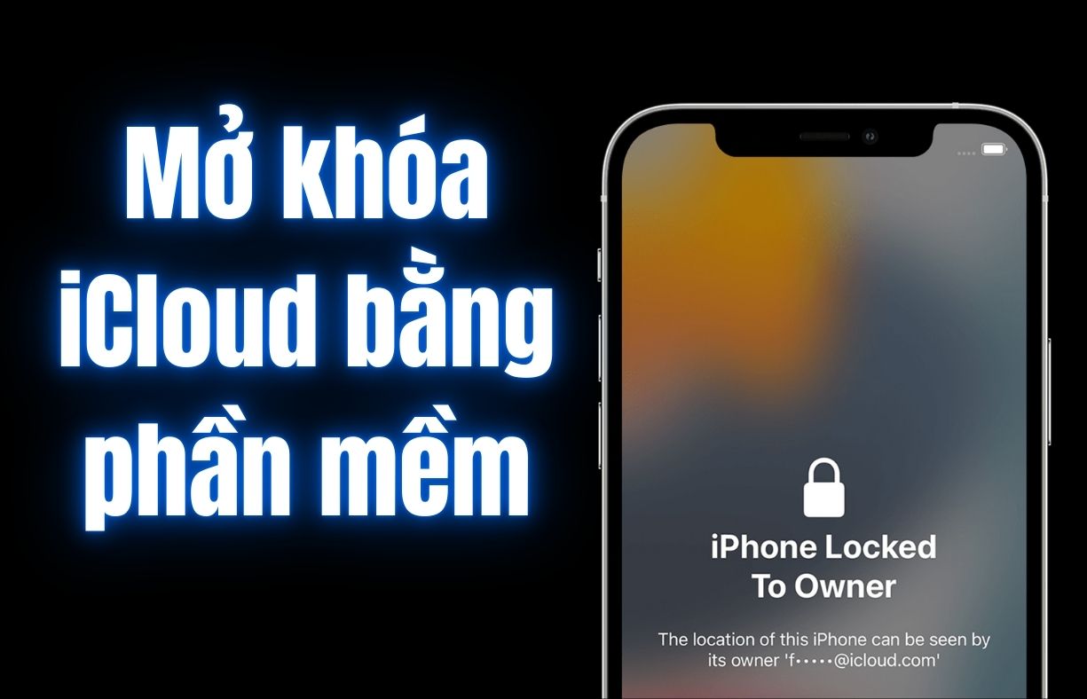 Mở khóa bằng phần mềm chuyên dụng, không bung máy