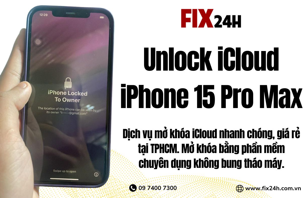 Unlock iCloud iPhone 15 Pro Max
