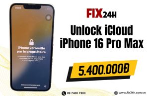 ix24h là lựa chọn số 1 để Unlock iCloud iPhone 16 Pro Max tại TPHCM