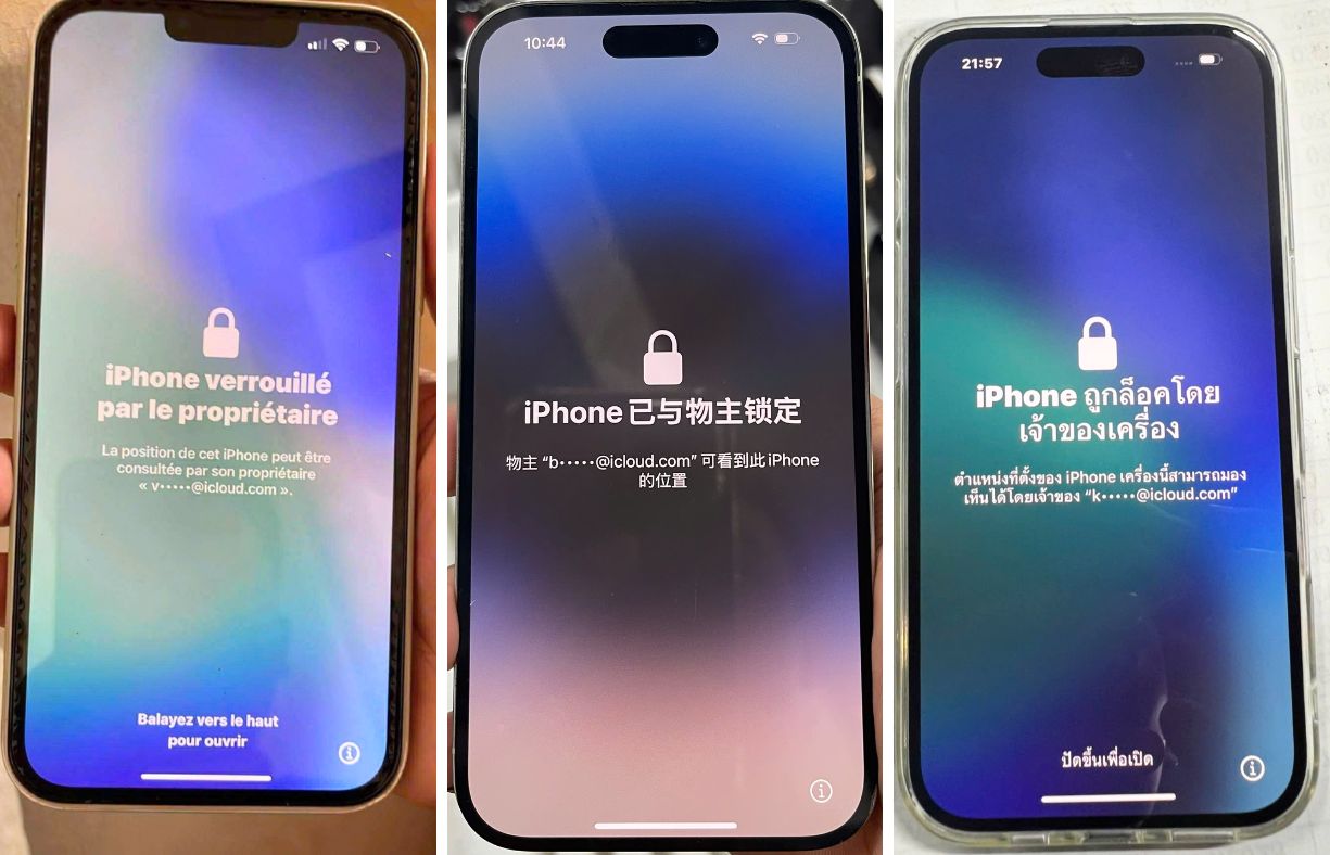iPhone bị khóa iCloud