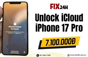 Unlock iCloud iPhone 17 Pro giá chỉ 7tr1