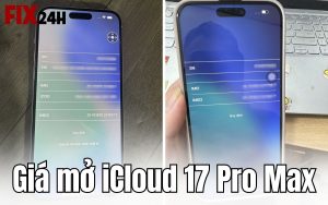 Giá mở iCloud 17 Pro Max tại Fix24h là 7tr2