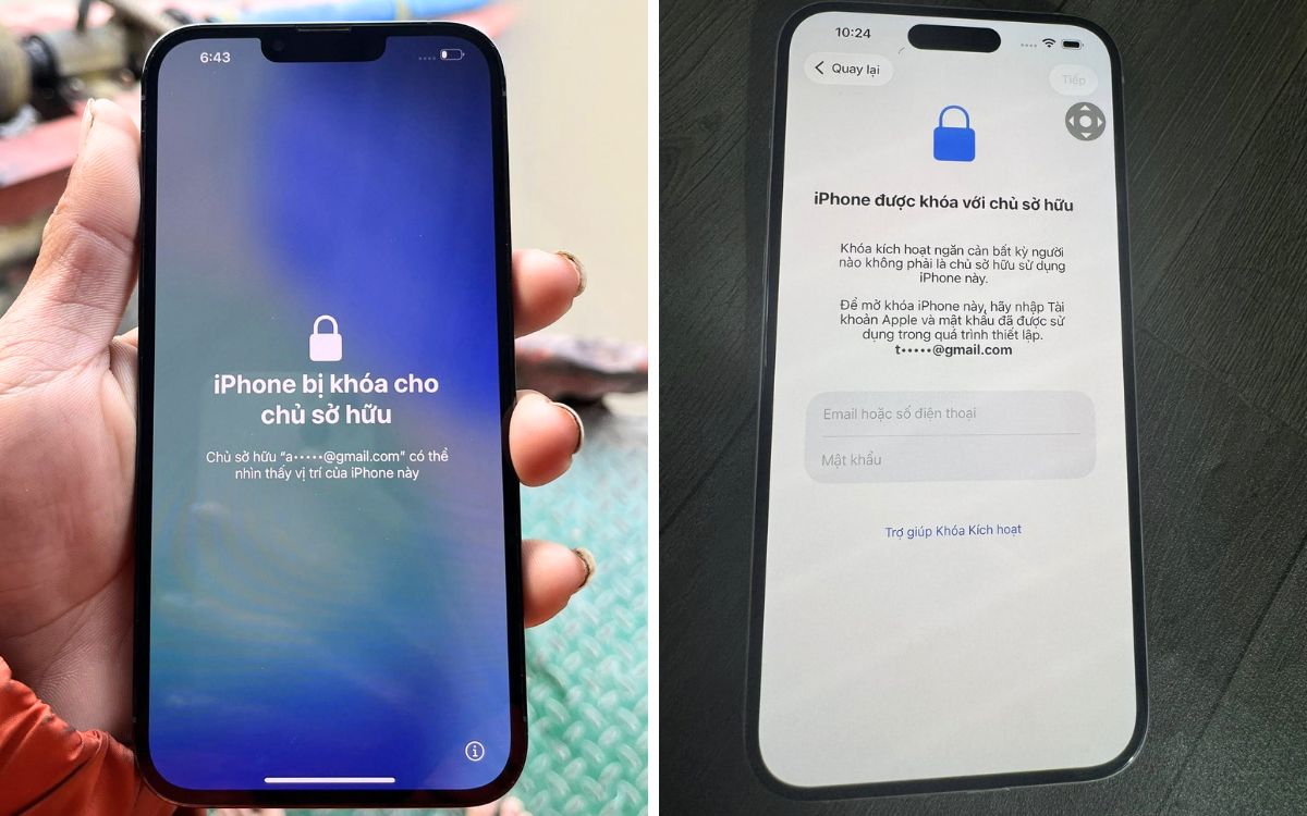 Tình trạng iPhone 17 Pro Max bị khóa iCloud