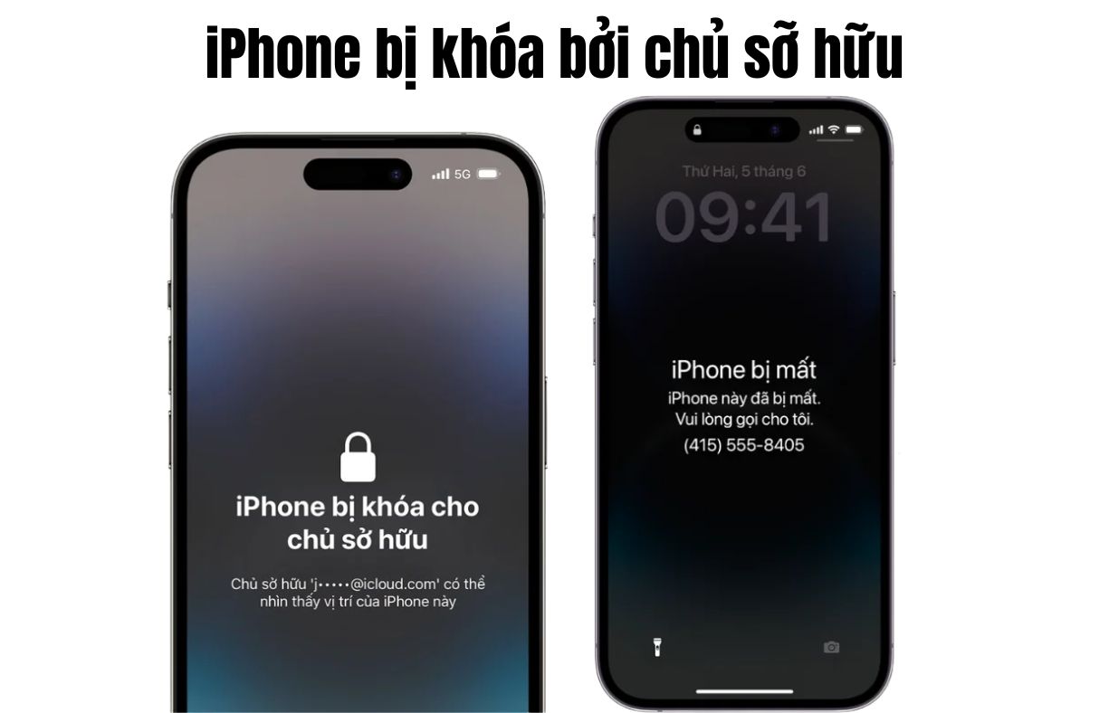 iPhone bị khóa bởi chủ sở hữu