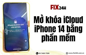 Mở khóa iCloud iPhone 14 bằng phần mềm không bung tháo máy