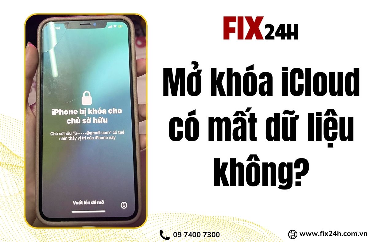 Mở khóa icloud có mất dữ liệu không?